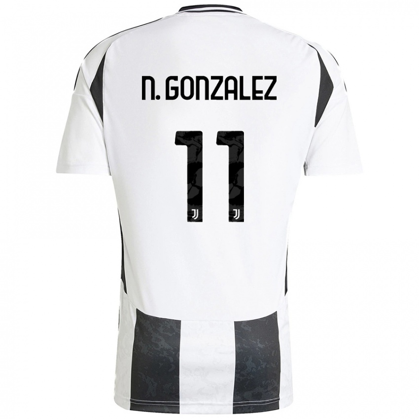 Homem Camisola Nicolas Gonzalez #11 Preto Branco Principal 2024/25 Camisa Brasil