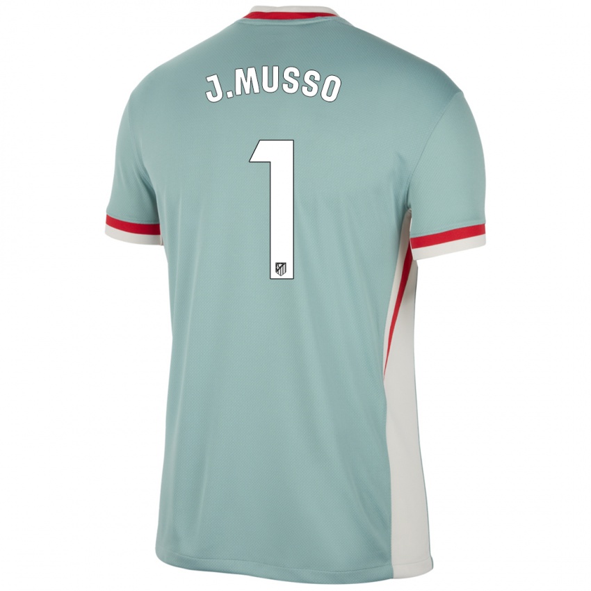 Homem Camisola Juan Musso #1 Blue Blue Light Bege Alternativa 2024/25 Camisa Brasil