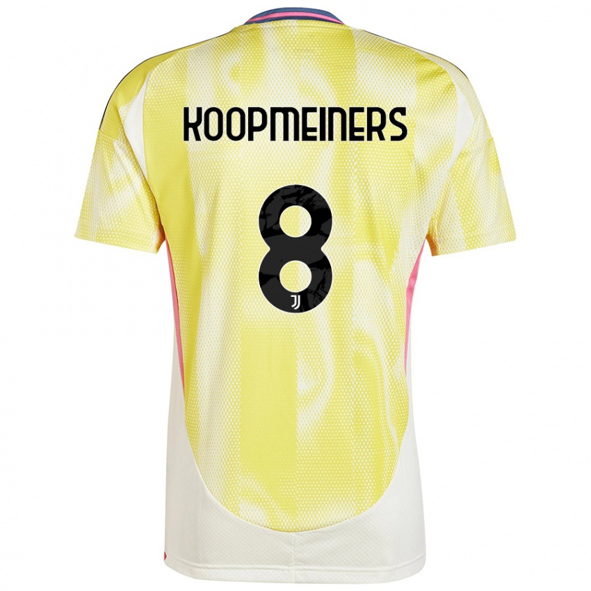 Homem Camisola Teun Koopmeiners #8 Solar Amarelo Alternativa 2024/25 Camisa Brasil