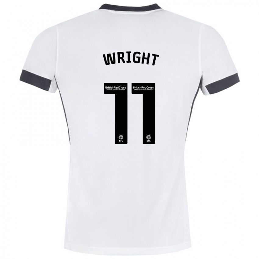 Homem Camisola Scott Wright #11 Preto Branco Alternativa 2024/25 Camisa Brasil