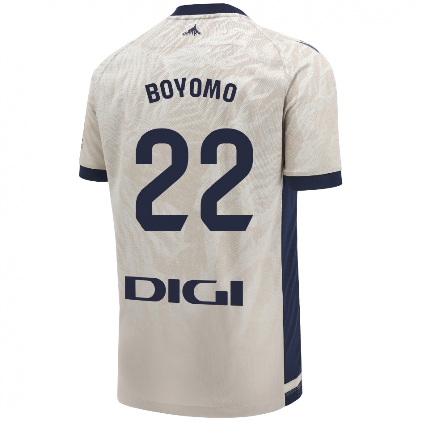 Homem Camisola Enzo Boyomo #22 Cinza Leve Alternativa 2024/25 Camisa Brasil