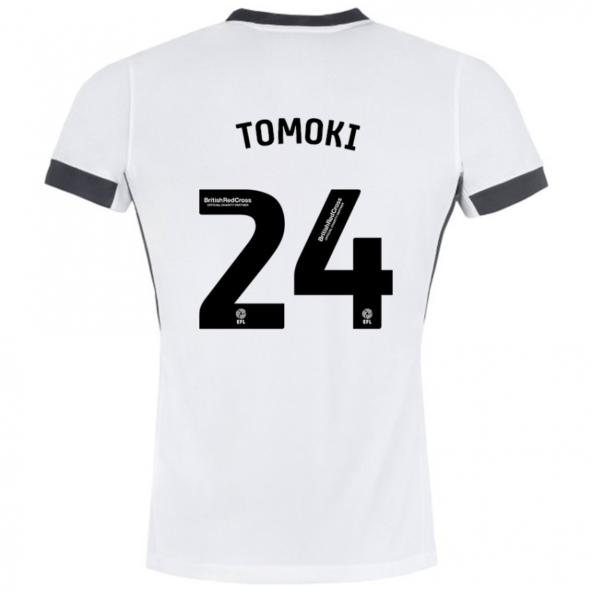 Homem Camisola Tomoki Iwata #24 Preto Branco Alternativa 2024/25 Camisa Brasil