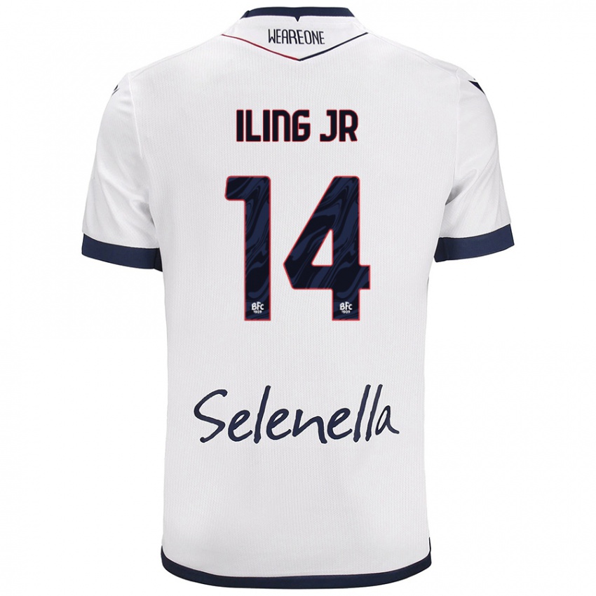 Mulher Camisola Samuel Iling-Junior #14 Azul Real Branco Alternativa 2024/25 Camisa Brasil