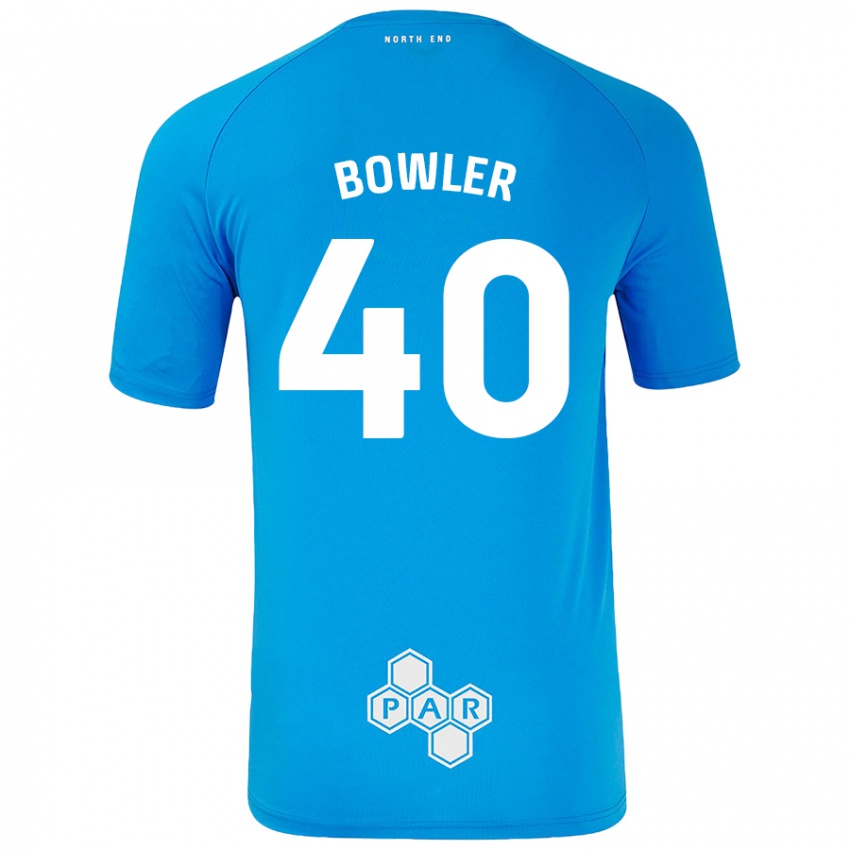 Mulher Camisola Josh Bowler #40 Céu Azul Alternativa 2024/25 Camisa Brasil