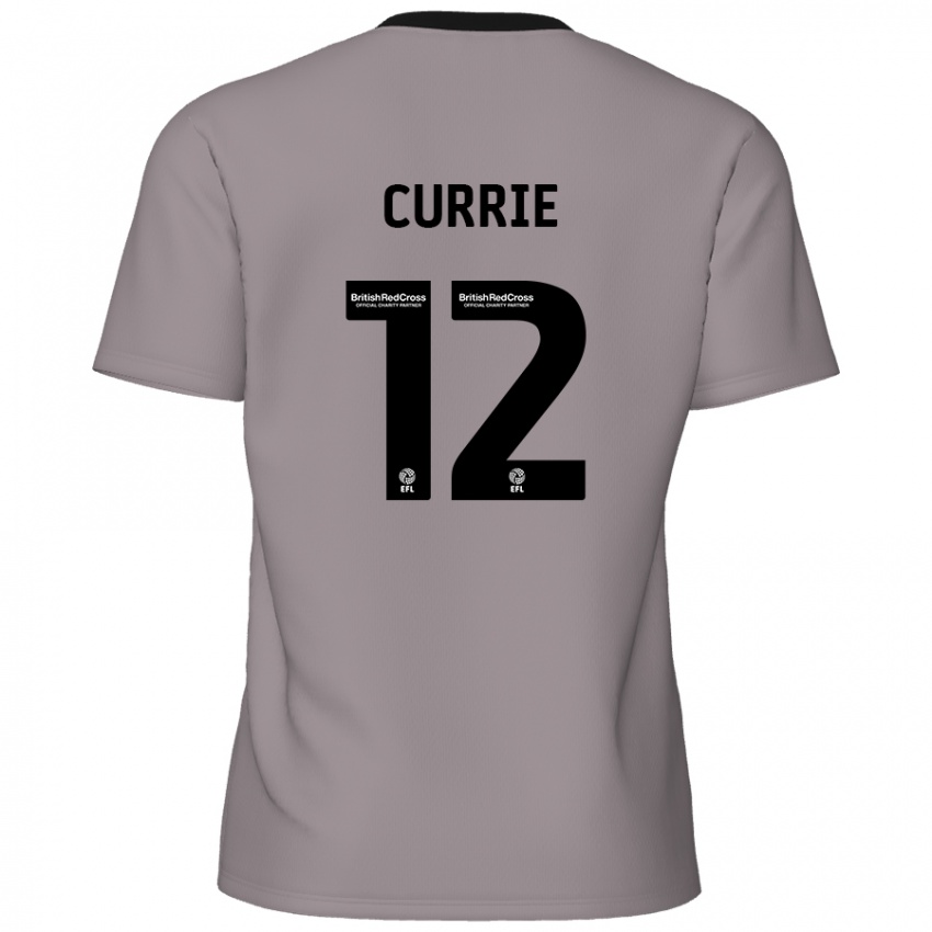 Mulher Camisola Jack Currie #12 Cinzento Alternativa 2024/25 Camisa Brasil