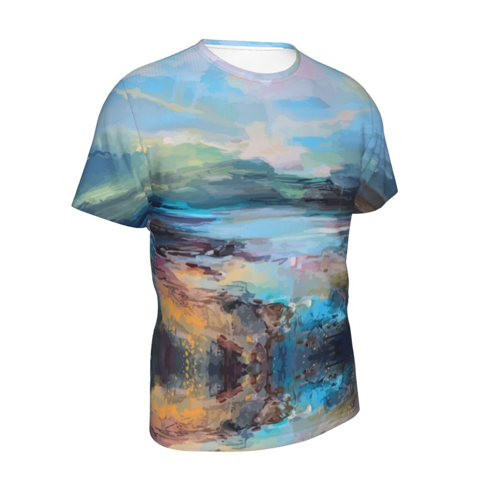 Camiseta Brasil Clássica Do Summer Light Elementos De Pintura