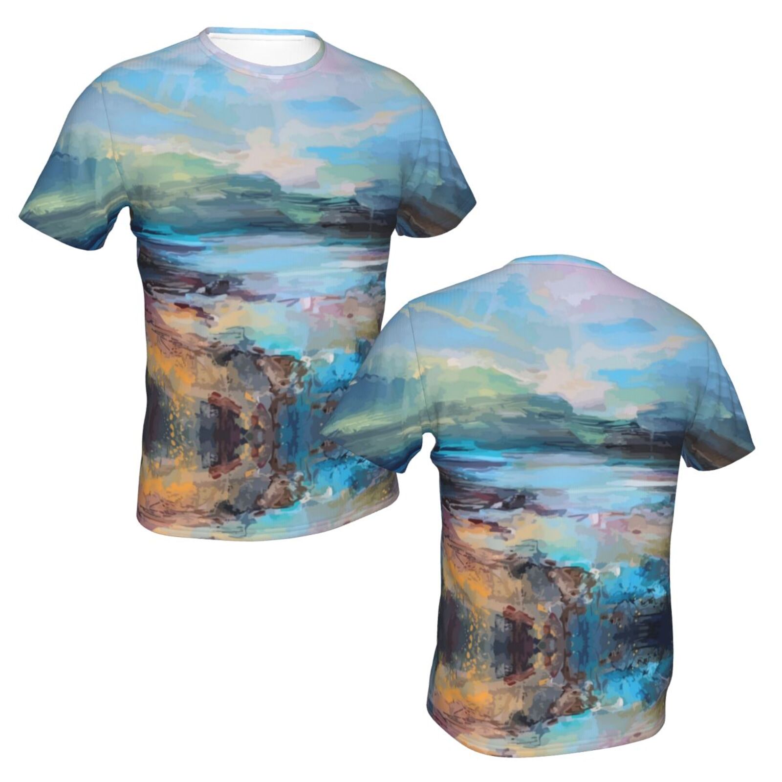 Camiseta Brasil Clássica Do Summer Light Elementos De Pintura