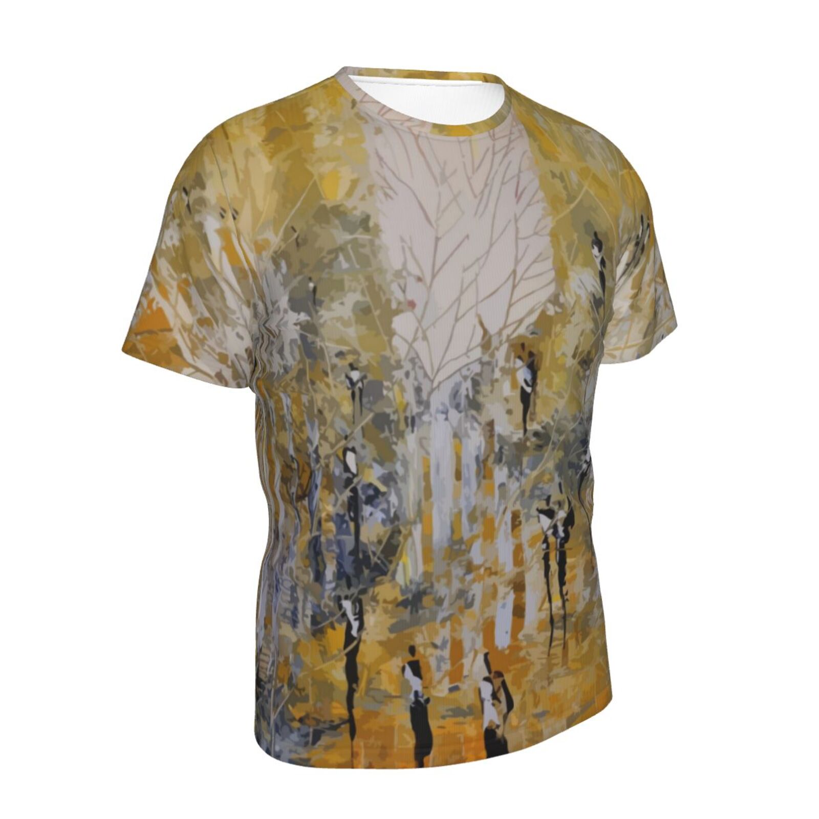 Camiseta Brasil Clássica Sweet Yellow Elementos De Pintura