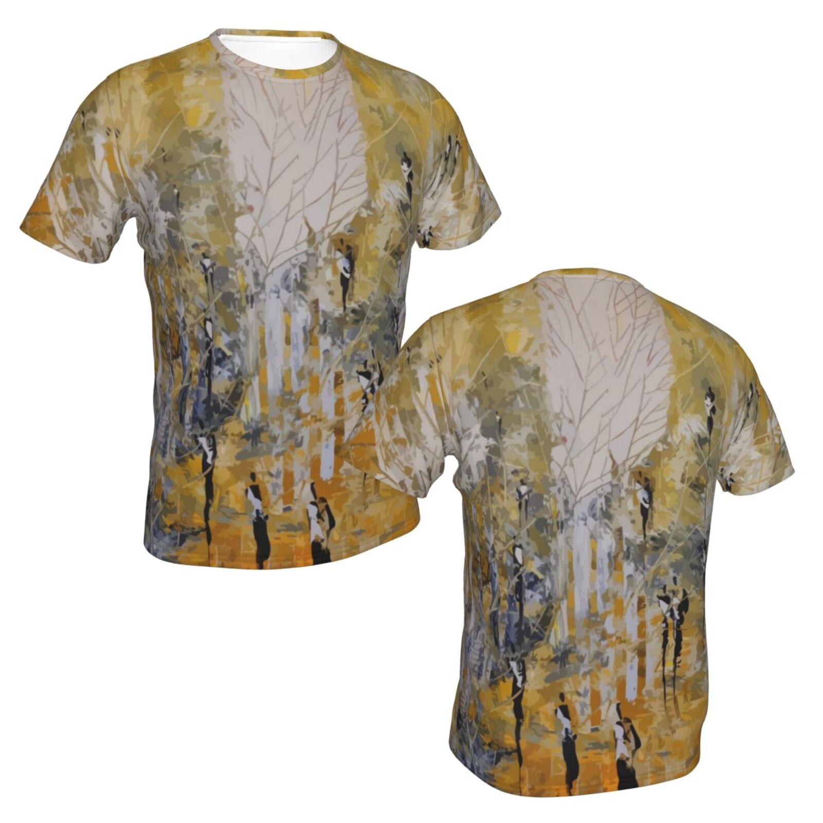 Camiseta Brasil Clássica Sweet Yellow Elementos De Pintura