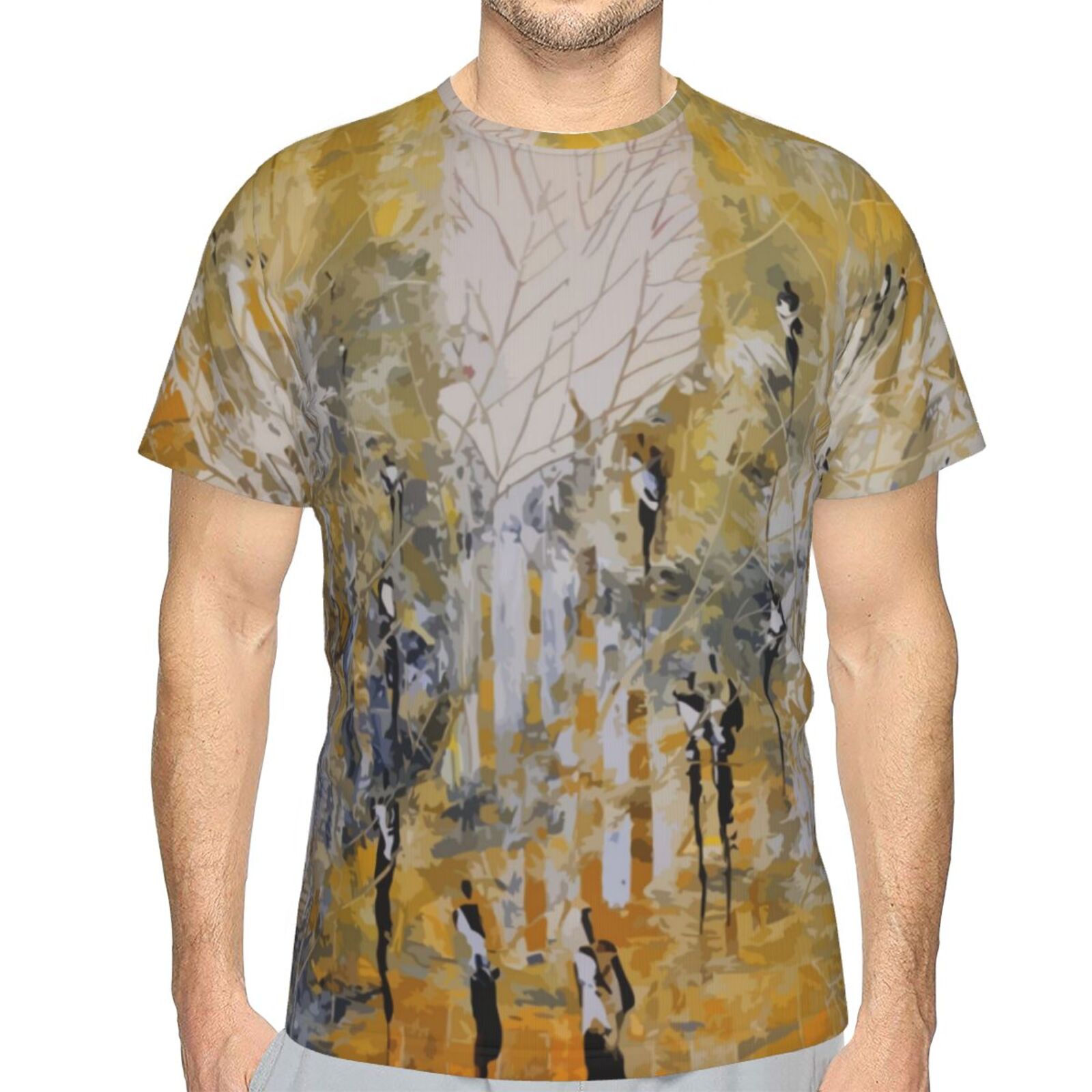 Camiseta Brasil Clássica Sweet Yellow Elementos De Pintura