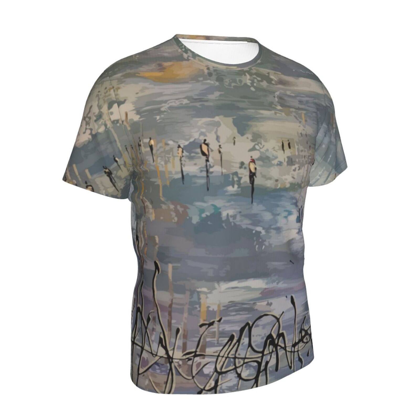 Camiseta Brasil Clássica Do Talk To The Clouds Elementos De Pintura