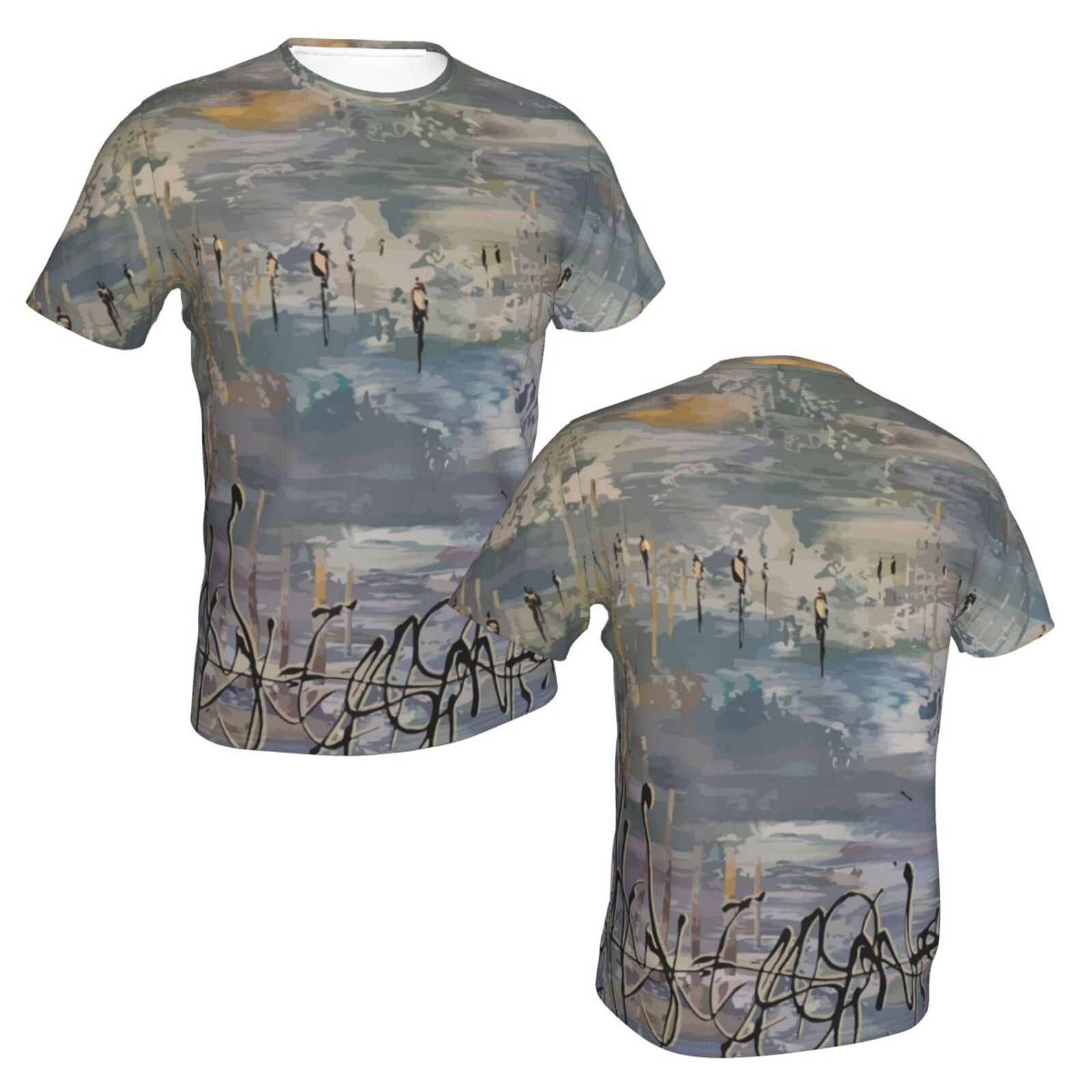 Camiseta Brasil Clássica Do Talk To The Clouds Elementos De Pintura