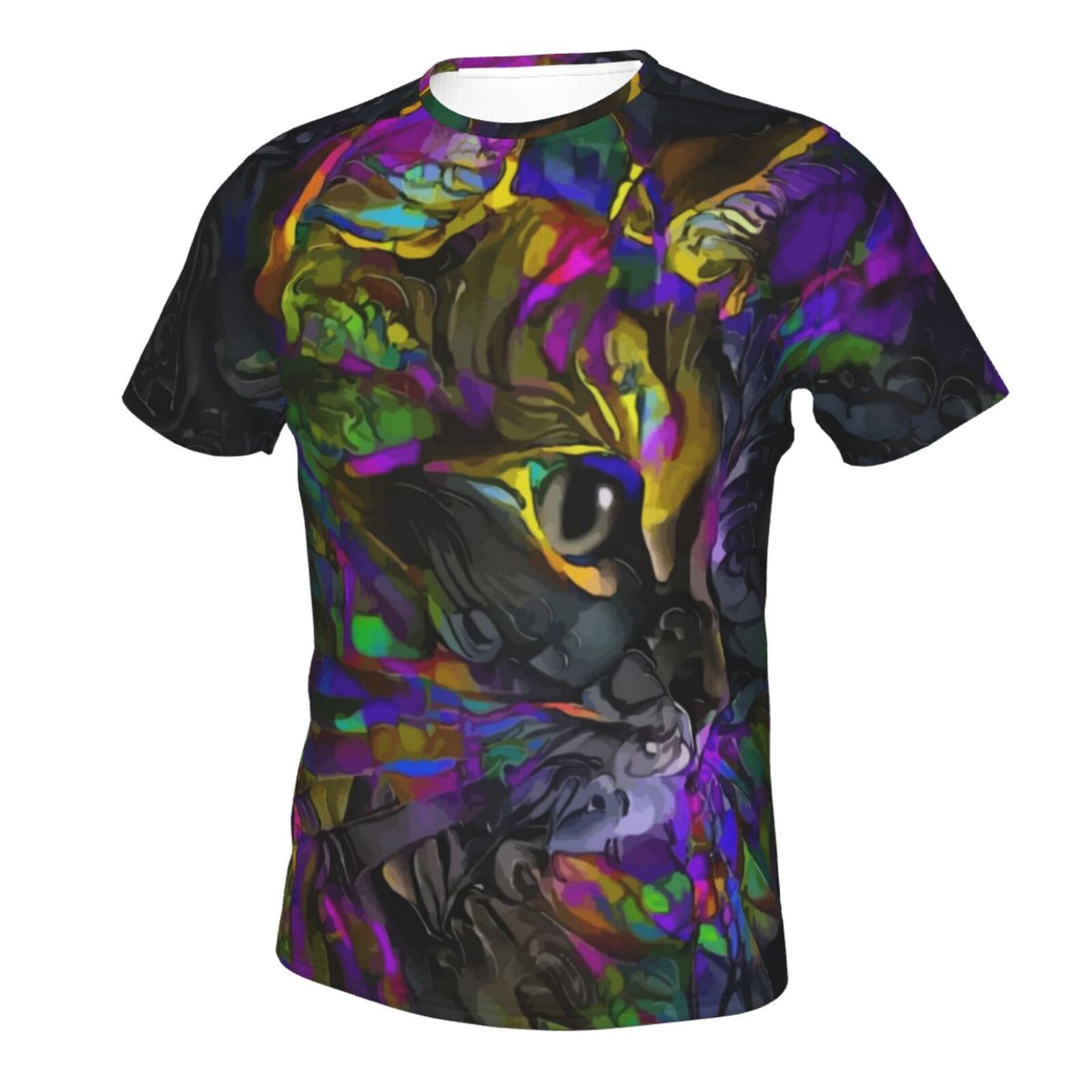 Camiseta Brasil Clássica Hanzy Gato Elementos De Mídia Mista