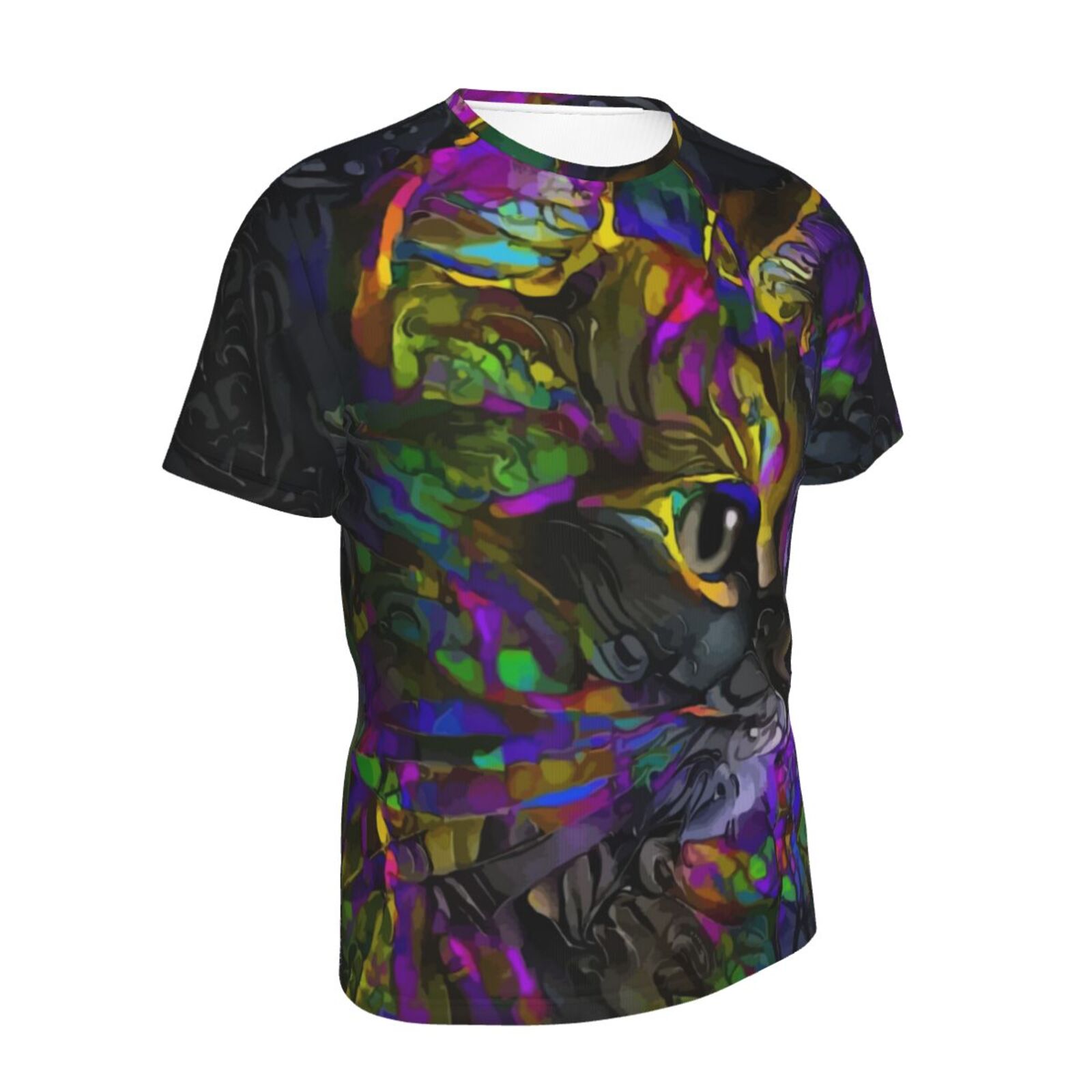 Camiseta Brasil Clássica Hanzy Gato Elementos De Mídia Mista