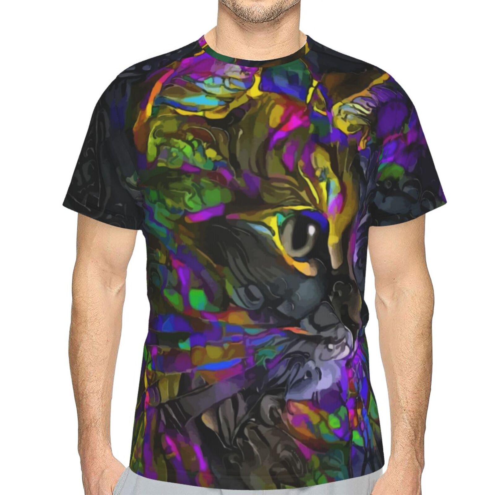 Camiseta Brasil Clássica Hanzy Gato Elementos De Mídia Mista