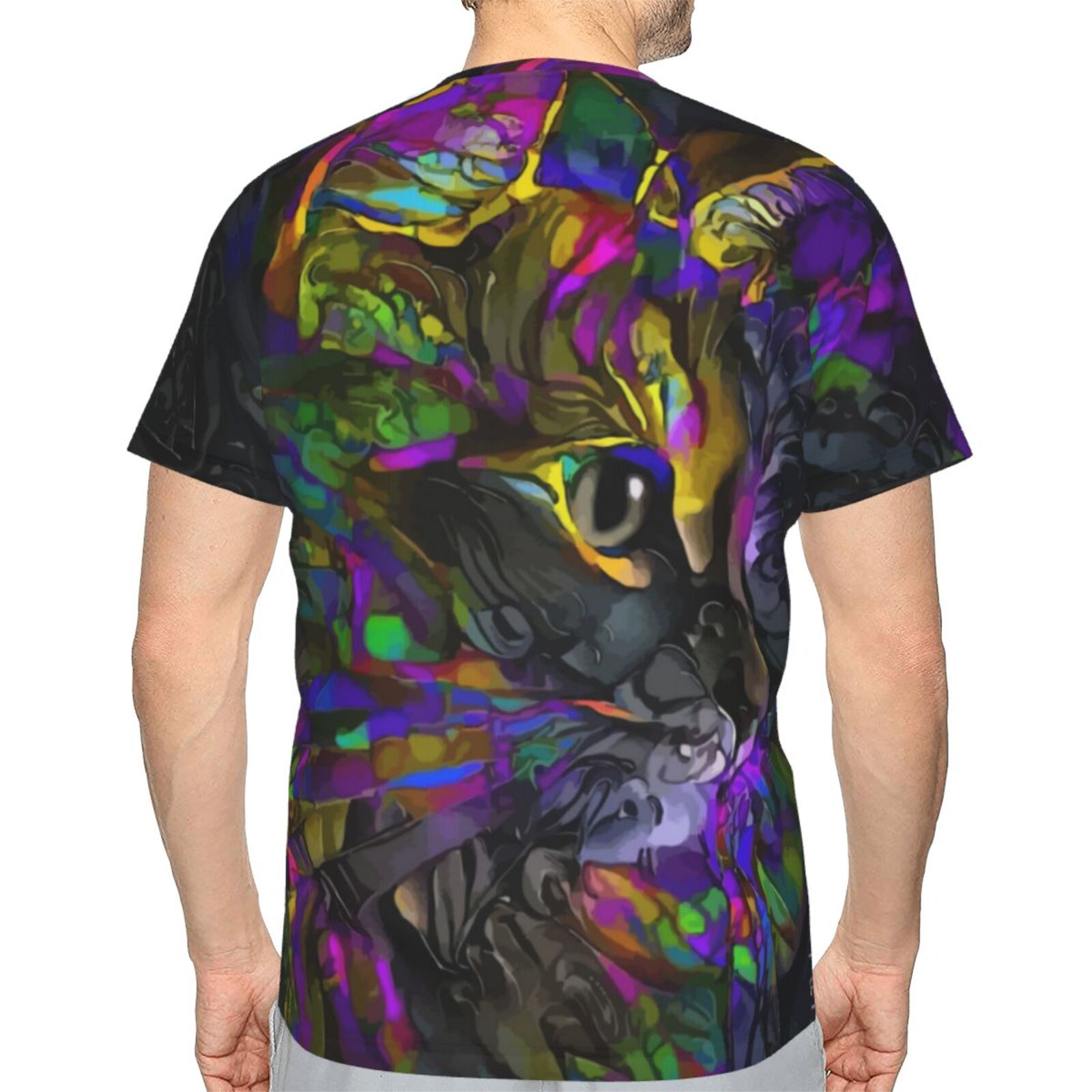 Camiseta Brasil Clássica Hanzy Gato Elementos De Mídia Mista