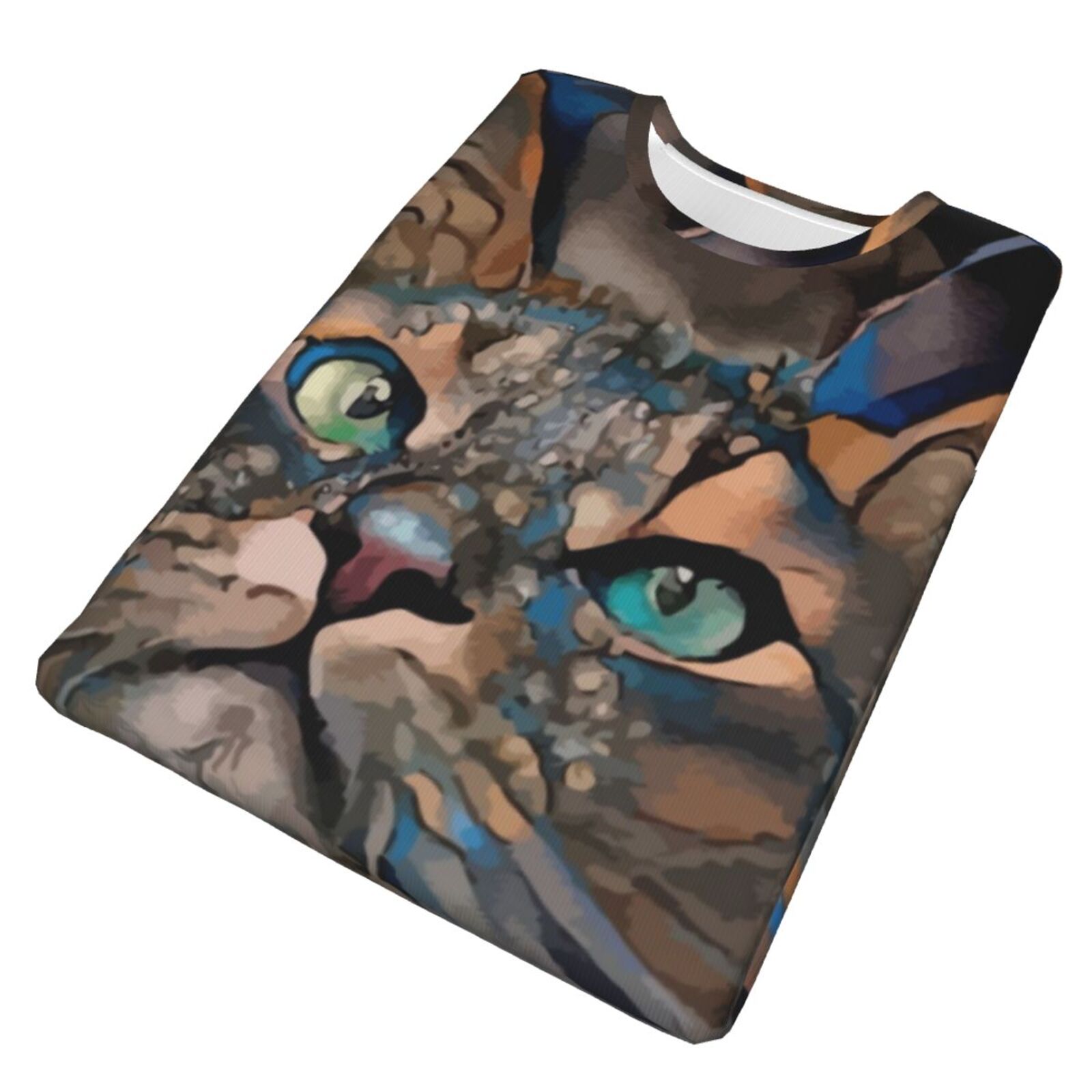 Camiseta Brasil Clássica Lindo Gato Elementos De Mídia Mista