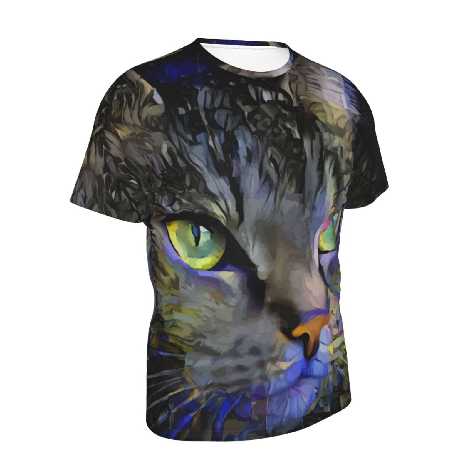 Camiseta Brasil Clássica Sadyboy Gato Elementos De Mídia Mista