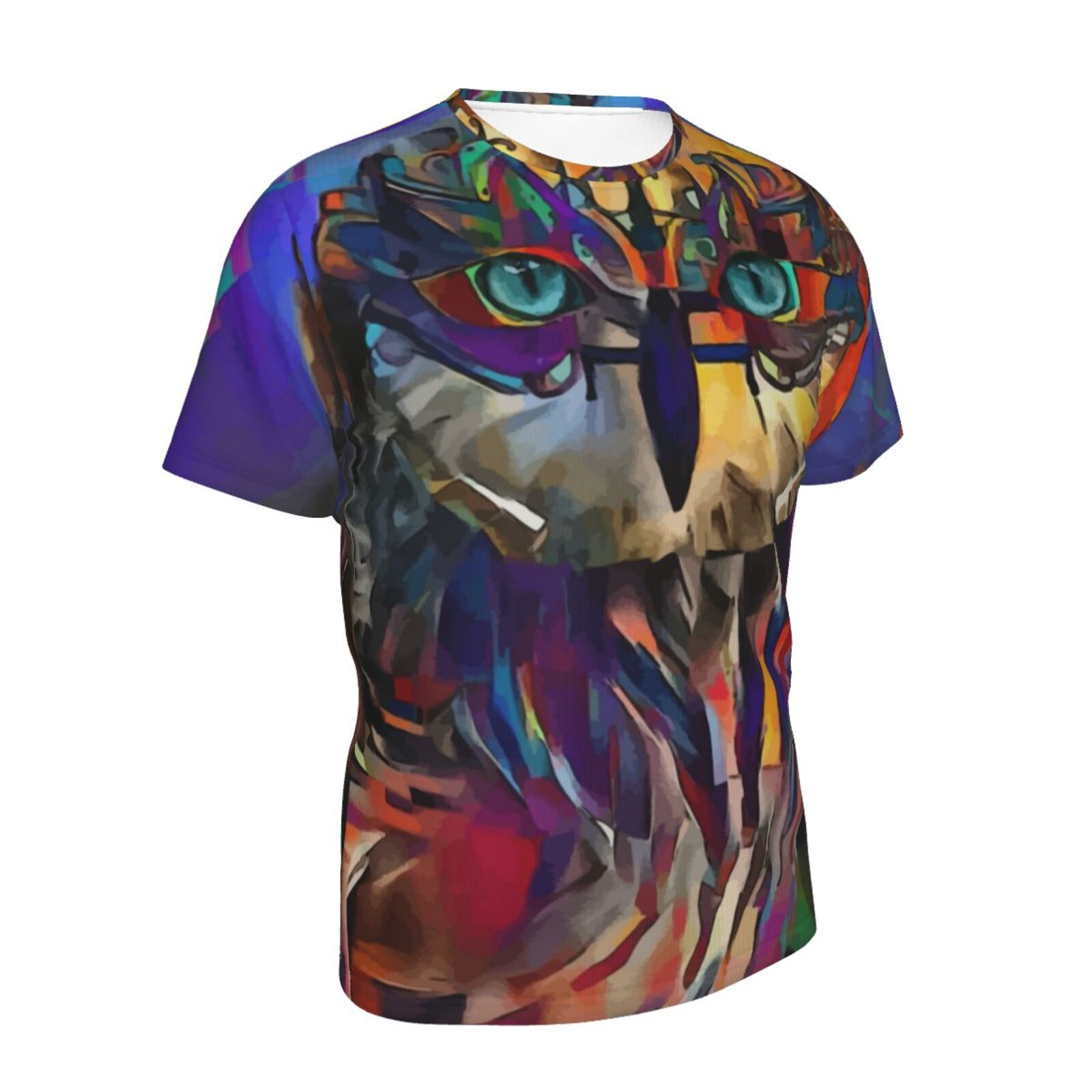 Camiseta Brasil Clássica Chaman Owl Elementos De Mídia Mista