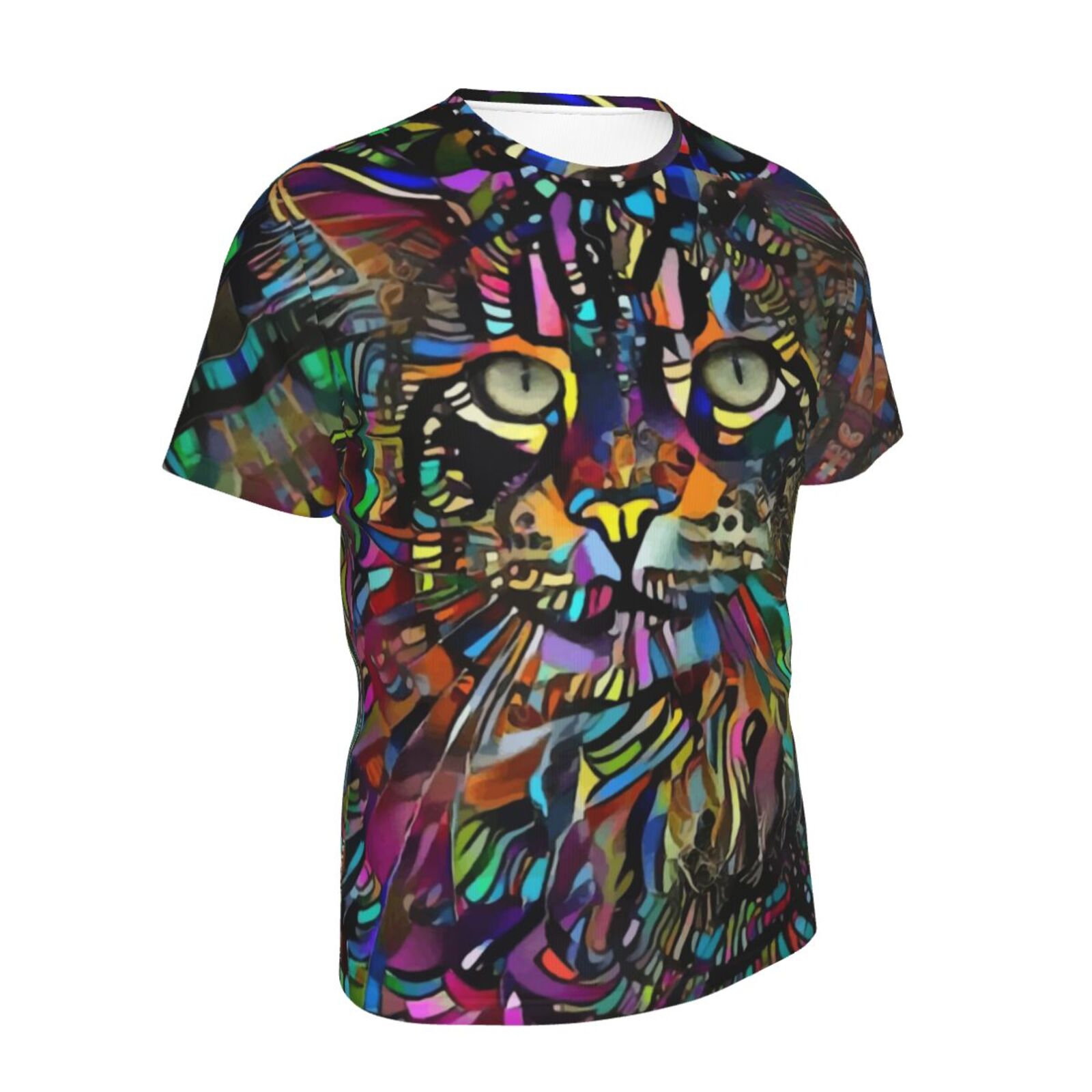 Camiseta Brasil Clássica Mangooz Gato Elementos De Mídia Mista