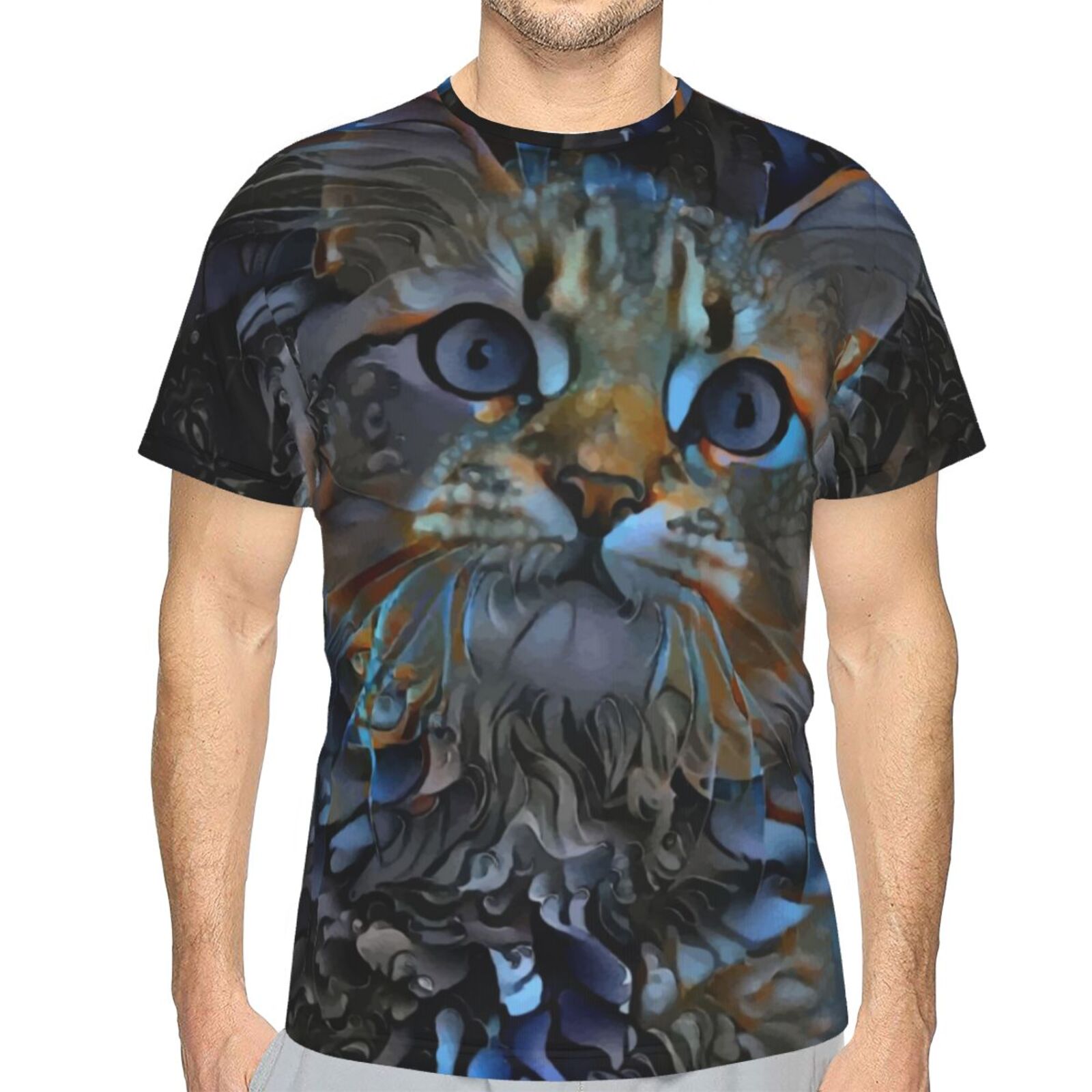 Camiseta Brasil Clássica Leyris Gato Elementos De Mídia Mista