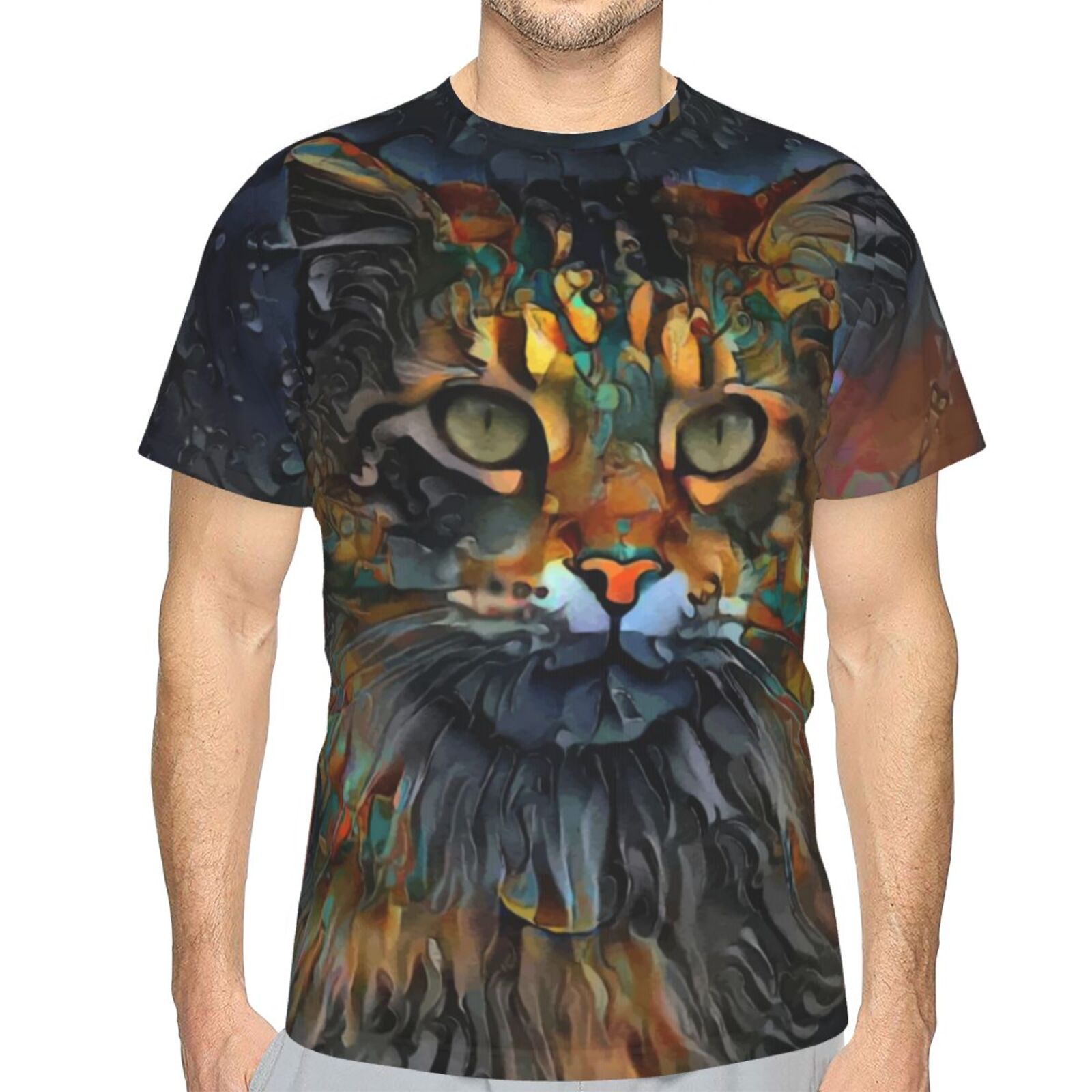 Camiseta Brasil Clássica Samson Jr. Gato Elementos De Mídia Mista