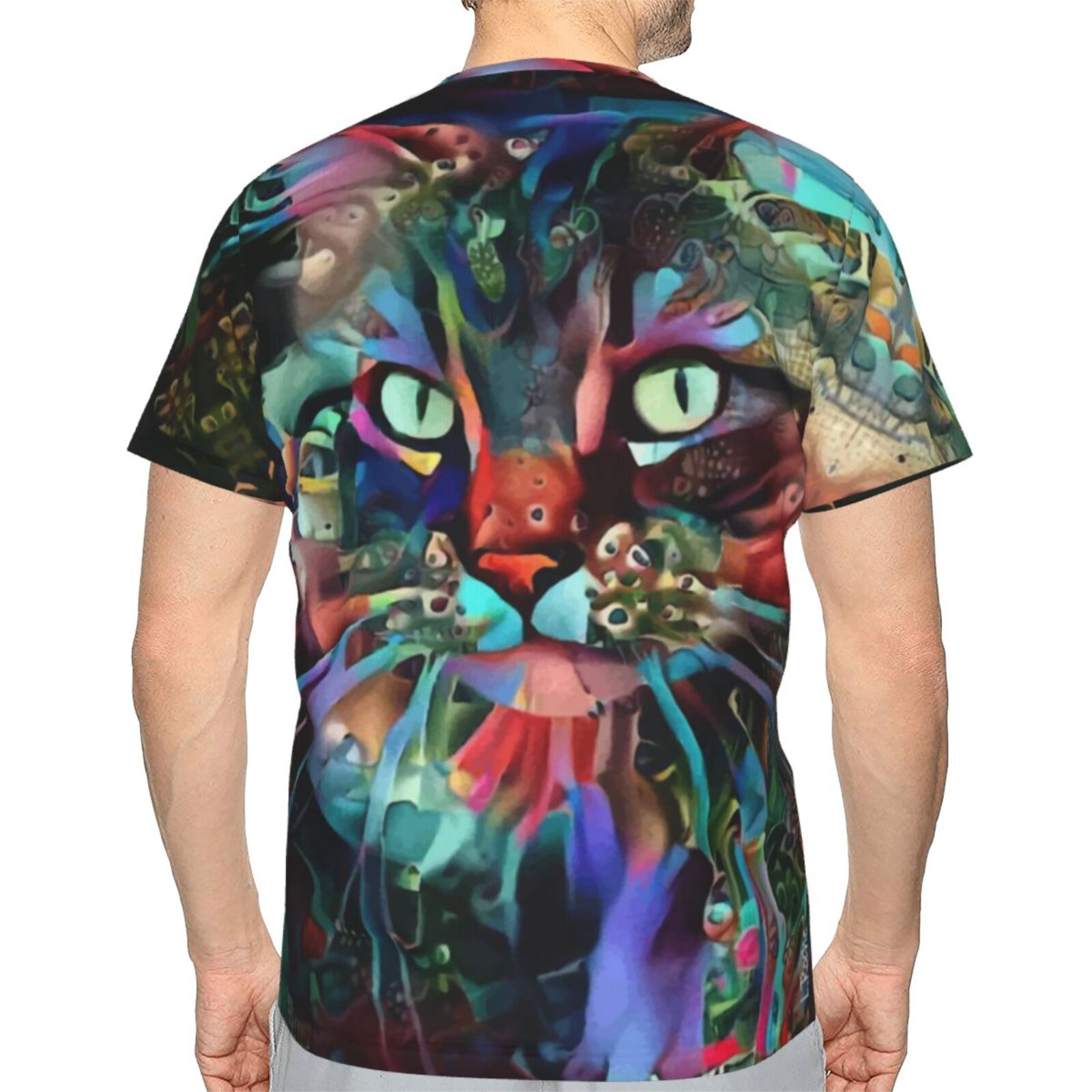 Camiseta Brasil Clássica Monzi Gato Elementos De Mídia Mista